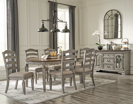 Lodenbay Dining Table and 6 Chairs with Storage Huntsville Furniture Outlet