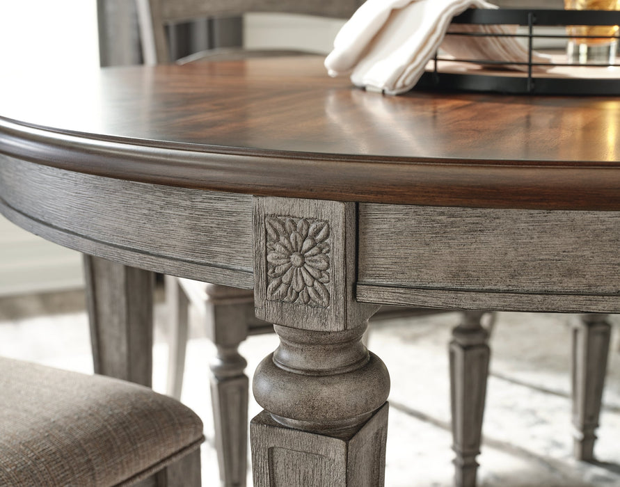 Lodenbay Dining Table and 6 Chairs with Storage Huntsville Furniture Outlet