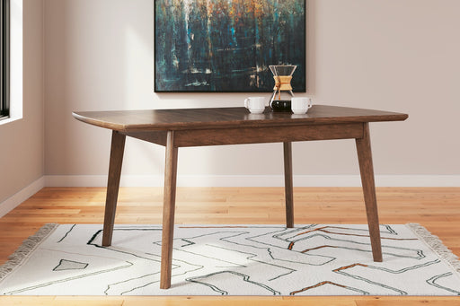 Lyncott RECT DRM Butterfly EXT Table Huntsville Furniture Outlet