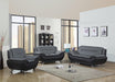 METRO LIVING ROOM GREY & BLACK SOFA Huntsville Furniture Outlet
