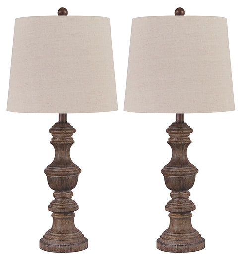 Magaly Poly Table Lamp (2/CN) Huntsville Furniture Outlet