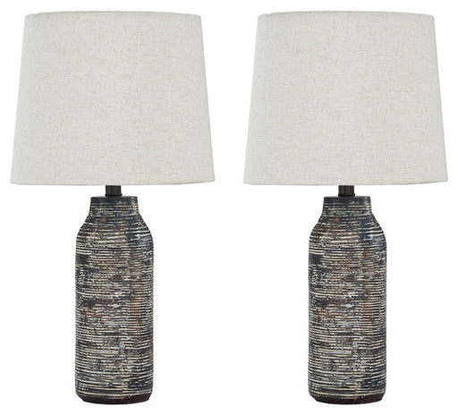 Mahima Paper Table Lamp (2/CN) Huntsville Furniture Outlet