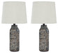 Mahima Paper Table Lamp (2/CN) Huntsville Furniture Outlet