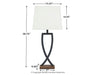 Makara Metal Table Lamp (2/CN) Huntsville Furniture Outlet