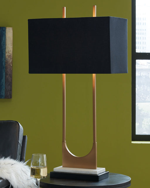 Malana Metal Table Lamp (1/CN) Huntsville Furniture Outlet
