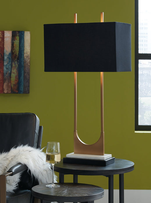 Malana Metal Table Lamp (1/CN) Huntsville Furniture Outlet