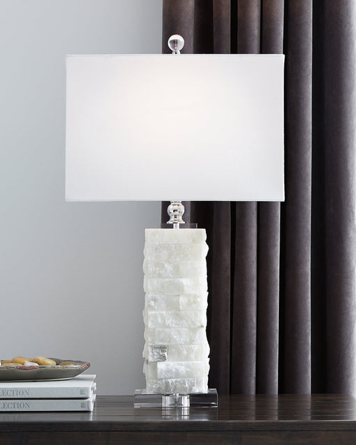 Malise Alabaster Table Lamp (1/CN) Huntsville Furniture Outlet