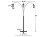 Maovesa Metal Arc Lamp (1/CN) Huntsville Furniture Outlet