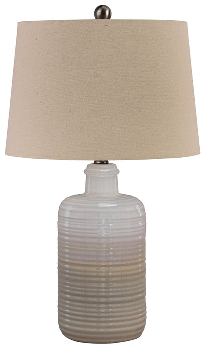 Marnina Ceramic Table Lamp (2/CN) Huntsville Furniture Outlet