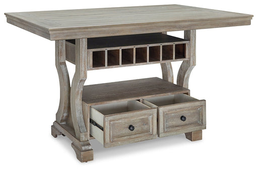 Moreshire RECT Dining Room Counter Table Huntsville Furniture Outlet