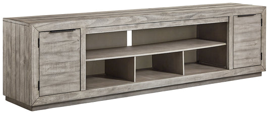 Naydell XL TV Stand w/Fireplace Option Huntsville Furniture Outlet