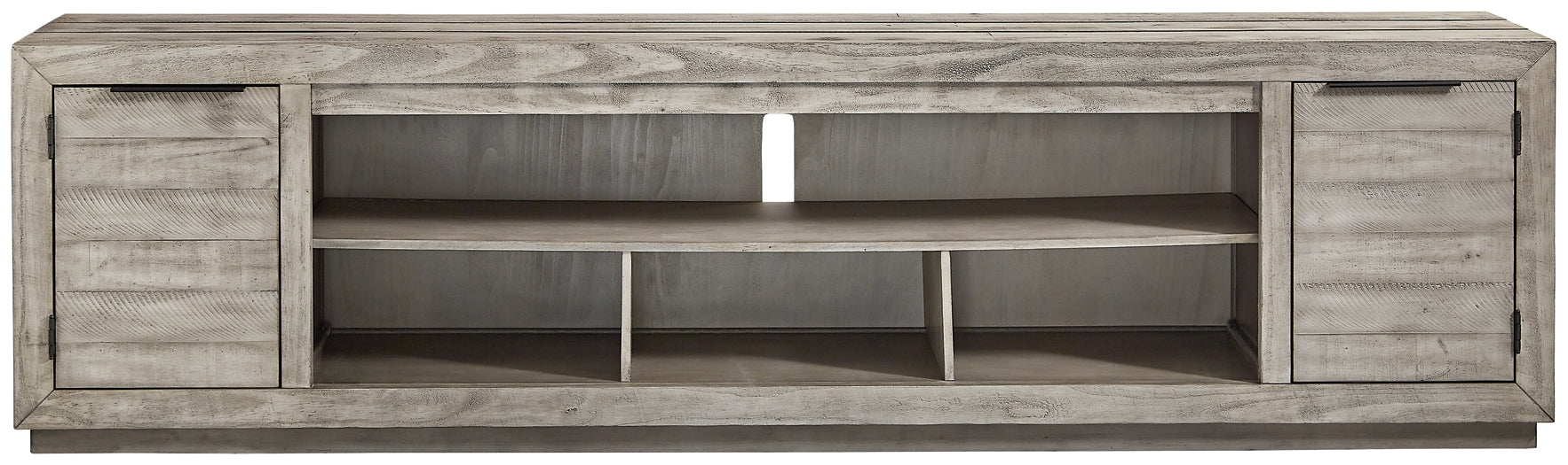 Naydell XL TV Stand w/Fireplace Option Huntsville Furniture Outlet