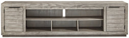 Naydell XL TV Stand w/Fireplace Option Huntsville Furniture Outlet