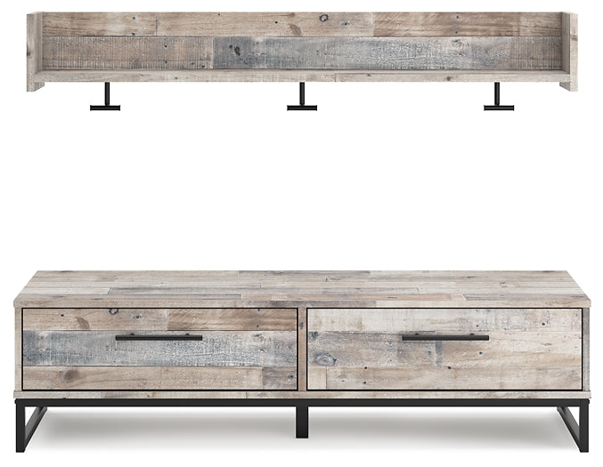 Neilsville Bench with Coat Rack Huntsville Furniture Outlet