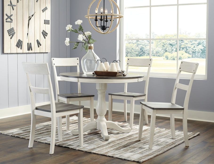 Nelling Dining Table and 4 Chairs Huntsville Furniture Outlet