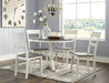 Nelling Dining Table and 4 Chairs Huntsville Furniture Outlet