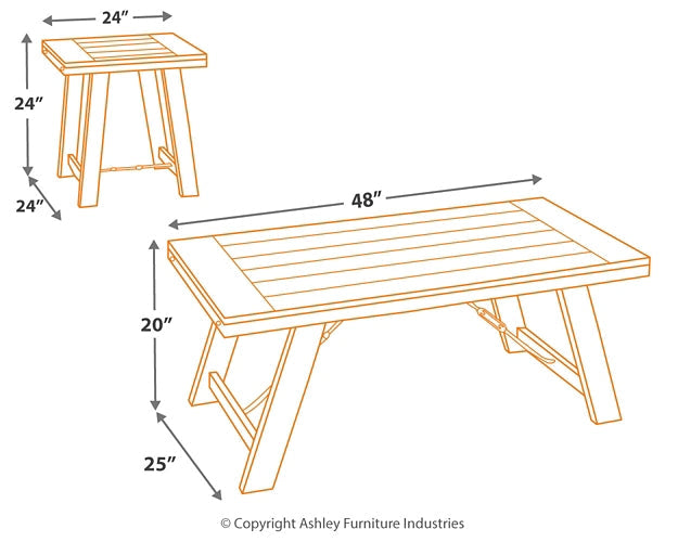 Noorbrook Occasional Table Set (3/CN) Huntsville Furniture Outlet