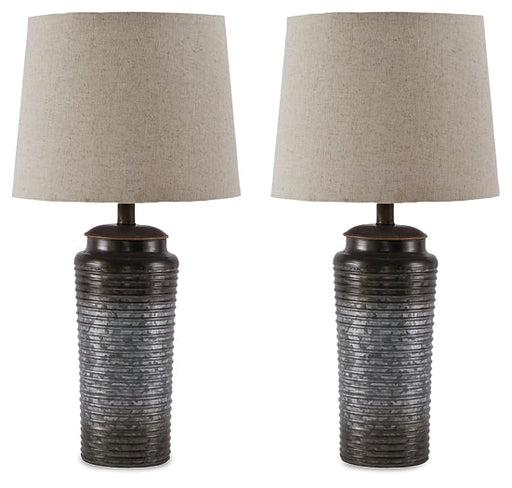 Norbert Metal Table Lamp (2/CN) Huntsville Furniture Outlet