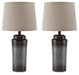 Norbert Metal Table Lamp (2/CN) Huntsville Furniture Outlet
