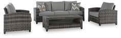 Oasis Court Sofa/Chairs/Table Set (4/CN) Huntsville Furniture Outlet