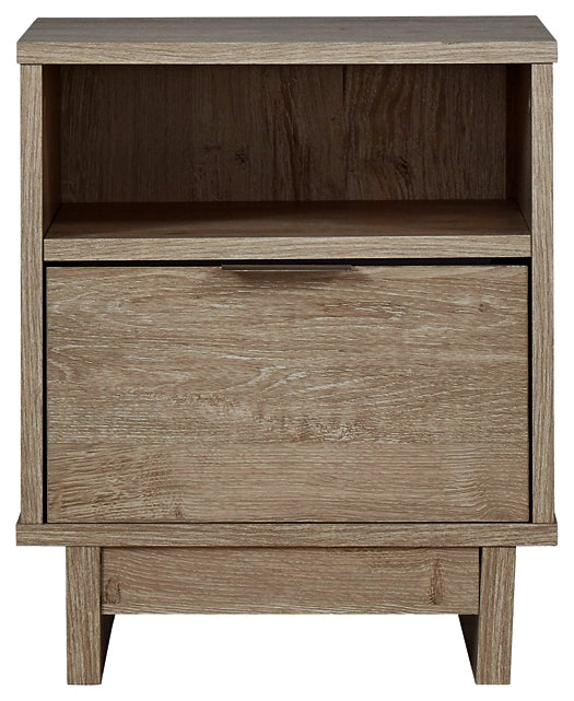 Oliah One Drawer Night Stand Huntsville Furniture Outlet