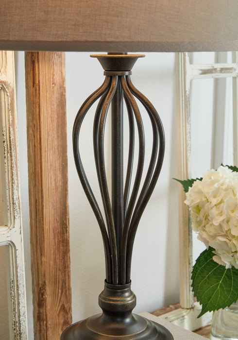 Ornawell Metal Table Lamp (2/CN) Huntsville Furniture Outlet