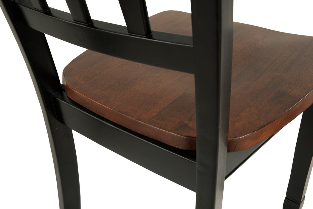 Owingsville Dining Table and 4 Chairs Huntsville Furniture Outlet