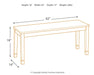 Owingsville Dining Table and 4 Chairs and Bench Huntsville Furniture Outlet