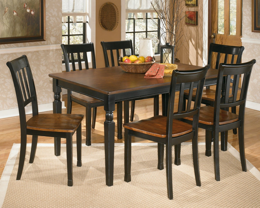 Owingsville Dining Table and 6 Chairs Huntsville Furniture Outlet