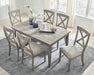 Parellen Dining Table and 6 Chairs Huntsville Furniture Outlet