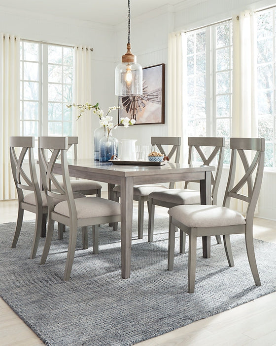 Parellen Dining Table and 6 Chairs Huntsville Furniture Outlet