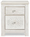 Paxberry King Panel Bed with Mirrored Dresser and 2 Nightstands Huntsville Furniture Outlet