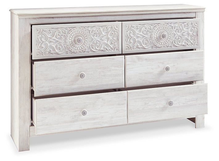 Paxberry Six Drawer Dresser Huntsville Furniture Outlet