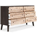 Piperton Six Drawer Dresser Huntsville Furniture Outlet