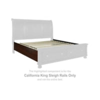 Porter California King Sleigh Rails Huntsville Furniture Outlet