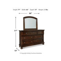 Porter Dresser and Mirror Huntsville Furniture Outlet