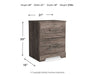 Ralinksi Two Drawer Night Stand Huntsville Furniture Outlet
