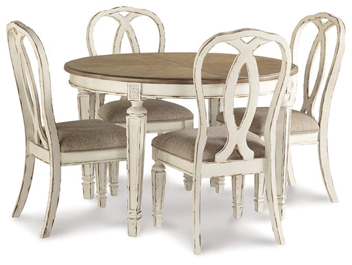 Realyn Dining Table and 4 Chairs Huntsville Furniture Outlet