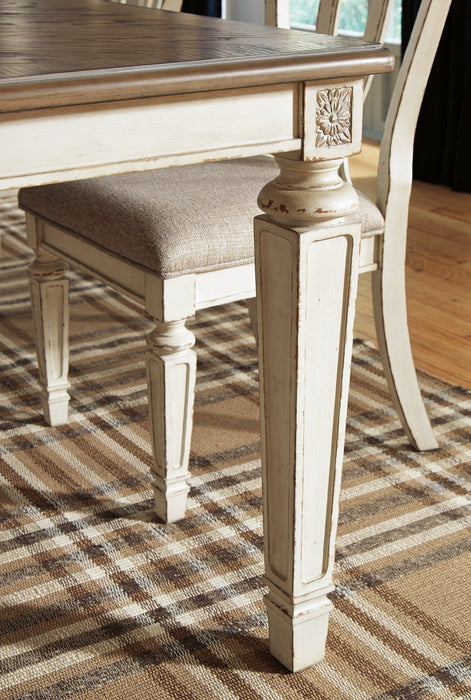 Realyn Dining Table and 4 Chairs Huntsville Furniture Outlet