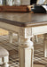 Realyn Dining Table and 4 Chairs Huntsville Furniture Outlet