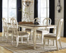 Realyn Dining Table and 6 Chairs Huntsville Furniture Outlet