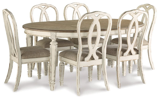 Realyn Dining Table and 6 Chairs Huntsville Furniture Outlet