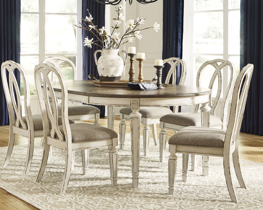 Realyn Dining Table and 6 Chairs Huntsville Furniture Outlet