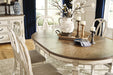 Realyn Dining Table and 8 Chairs Huntsville Furniture Outlet