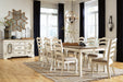 Realyn Dining Table and 8 Chairs Huntsville Furniture Outlet