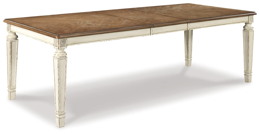 Realyn Dining Table and 8 Chairs Huntsville Furniture Outlet