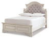 Realyn Full Panel Bed with Mirrored Dresser Huntsville Furniture Outlet