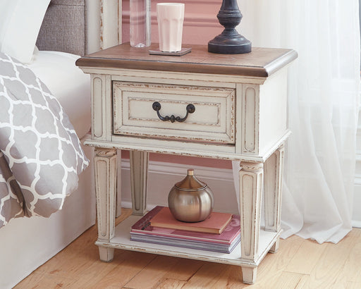 Realyn One Drawer Night Stand Huntsville Furniture Outlet