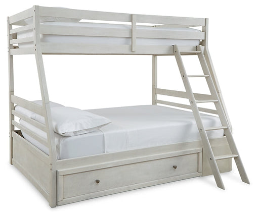 Robbinsdale Twin over Full Bunk Bed with Storage Huntsville Furniture Outlet
