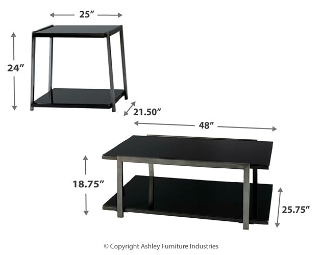 Rollynx Occasional Table Set (3/CN) Huntsville Furniture Outlet